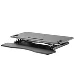 Newstar poste de travail assis-debout 11-50 5 cm noir