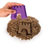 Kinetic sand - sable magique - coffret plage 340g + 9 accessoires - sable cinétique et coloré a modeler - 6037424 - jouet 3 ans
