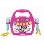 MINNIE MOUSE - Enceinte Bluetooth - Effets Lumineux, Micros et Batterie Rechargeable