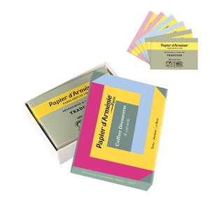 Coffret découverte de 6 Carnets ( 2 de chaques parfums Tradition, La Rose et... PAPIER D'ARMÉNIE