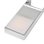 vidaXL Spots vers le bas pour miroir 2 Pièces 2 W Blanc chaud