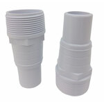 2 adaptateurs universel pour tuyau flottant et skimmer