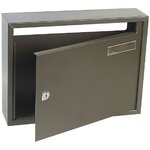 Boîte aux lettres marron - Commerciale 2 - Decayeux