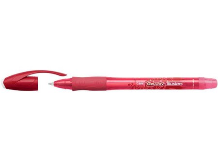 Stylo à encre gel Gelocity Illusion, rouge BIC