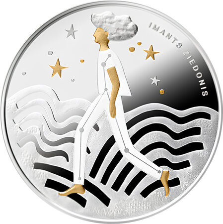 Pièce de monnaie en Argent 5 Euro g 22 Millésime 2023 STARDUST