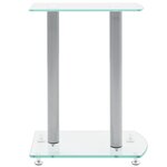 Lot de 2 reposes enceintes en aluminium