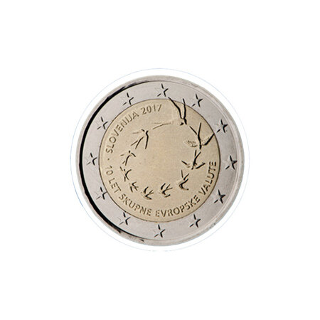 Slovénie 2017 - 2 euro commémorative adoption euro