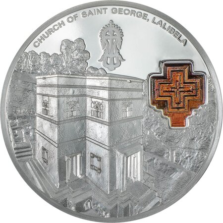 CHURCH OF SAINT GEORGE 8th Wonder of the World 2 onces argent monnaie 10 Dollars Cook Islands 2023