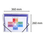 Trieur Mural 6 Compartiments Crystal - A4 - Cristal - X 4 - Exacompta