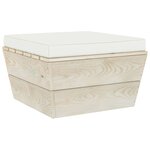 vidaXL Salon de jardin palette 12 Pièces avec coussins Épicéa imprégné