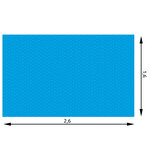 Tectake Bâche de piscine rectangulaire bleue - 160 x 260 cm