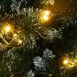 vidaXL Sapin de Noël artificiel pré-éclairé et supports vert 60 cm PVC