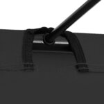 vidaXL Lit de camping 180x60x19 cm Tissu Oxford et acier Noir