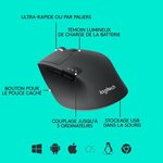 Logitech souris sans fil m720 triathlon - noir