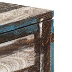 vidaXL Table console Bois massif Vintage 118 x 30 x 80 cm
