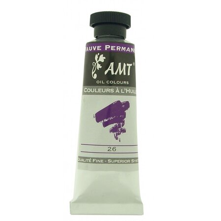 Peinture à l'huile fine en tube mauve permanent 45ml - amt