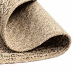 vidaXL Tapis 120 cm aspect jute intérieur et extérieur