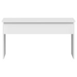 vidaXL Table basse Blanc 102x50 5x52 5 cm Bois d'ingénierie