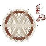 Plaque Rond (Grand) pour perles standard (Ø5 mm)