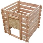 Composteur en bois de douglas naturel 700 litres