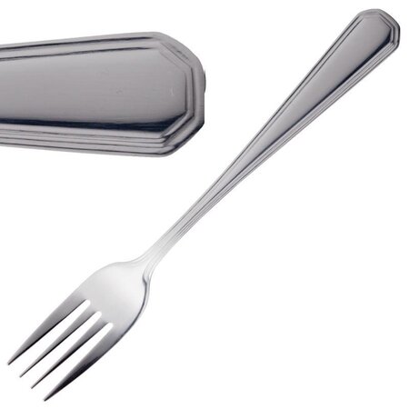 Fourchette de table 187 mm monaco - lot de 12 - olympia -  - inox 18/10 187