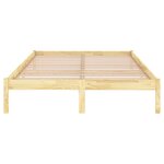 vidaXL Cadre de lit Bois de pin massif 120x200 cm