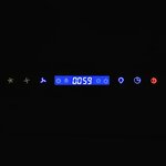 vidaXL Hotte murale acier inoxydable 756 m³/h 60 cm Noir