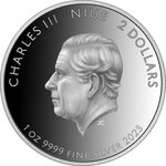 Pièce de monnaie en Argent 2 Dollars g 31.1 (1 oz) Millésime 2023 Symbols of our Wonderful World MAKE A WISH