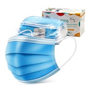 Lot de 50 Masques Enfants - Masques chirurgicaux jetables 3 couches Type I