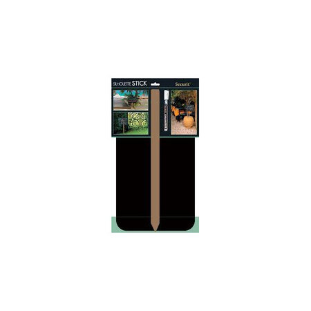 Grande pancarte en ardoise noire plaque de jardin securit