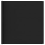 vidaXL Tapis de tente 200x400 cm Noir