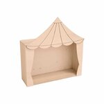 Étagère Murale en bois Cirque 32x33 6x10 cm