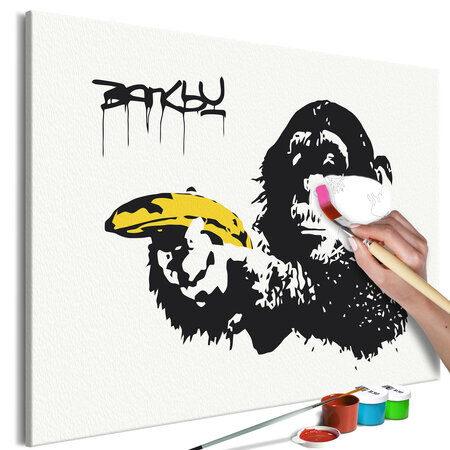 Tableau à peindre par soi-même - fruit weapon l x h en cm 60x40