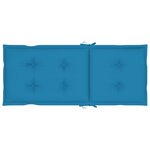 vidaXL Chaise à bascule avec coussin Bambou