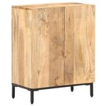 vidaXL Buffet 60x35x77 cm Bois de manguier massif