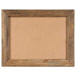 vidaXL Cadres photo 2 Pièces 34x40cm Bois de récupération solide et verre