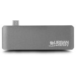 Urban factory tch02uf hub & concentrateur usb 3.2 gen 1 (3.1 gen 1) type-c gris
