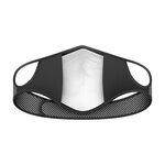 Masque anti-pollution FFP2 noir & blanc taille M (femme)