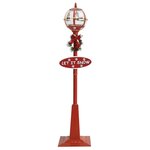 vidaXL Lampadaire de Noël avec Père Noël 175 cm LED