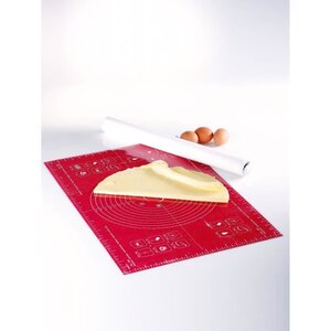 MASTRAD Feuille a pâtisserie graduée F45210 - 40 x 60 cm - Rouge