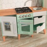 KIDKRAFT Cuisine enfant en bois Mid-Century avec EZ Kraft Assembly