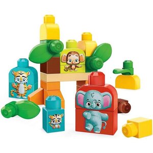 MEGA BLOKS First Builders Les Eco Amis Safari - 30 blocs - 12 mois et +