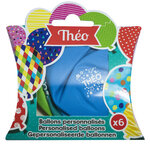 Ballons de baudruche prénom Theo