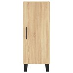 vidaXL Buffet haut Chêne sonoma 34 5x34x180 cm Bois d'ingénierie