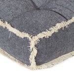 vidaXL Ensemble de coussins de canapé palette 3 Pièces Bleu