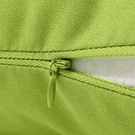 vidaXL Oreiller d'extérieur 2 Pièces 60 x 40 cm Vert pomme