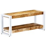 vidaXL Meuble TV 90 x 30 x 40 cm Bois massif de manguier