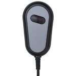 vidaXL Fauteuil électrique de massage Gris clair Tissu