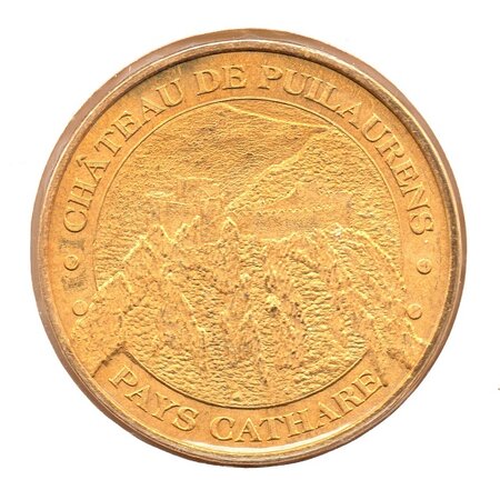 Mini médaille monnaie de paris 2009 - château de puilaurens