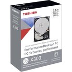 TOSHIBA - Disque dur Interne - X300 - 14To - 7 200 tr/min - 3.5 (HDWR21EEZSTA)